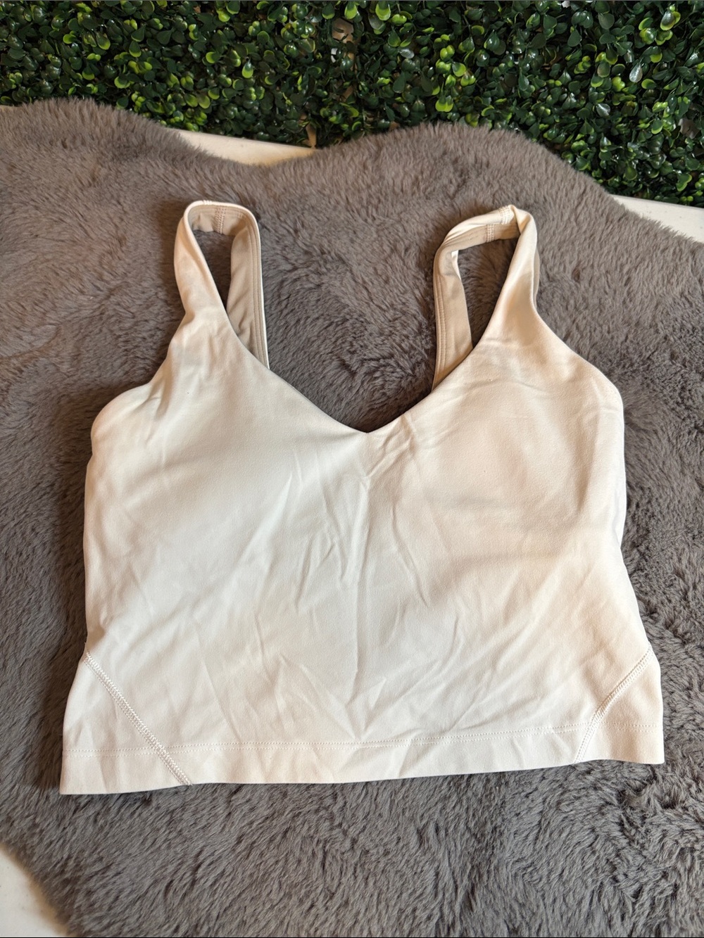 lululemon athletica beige align tank top size 4